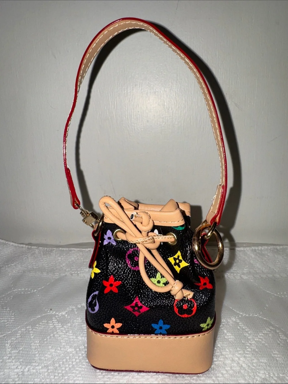 Monogram Mini Bag Charm - Picture 4 of 6